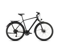 Bicicletta da trekking cube kathmandu pro con cambio shimano cues 10s manubrio da 700 mm colore nero carbone modello 2026