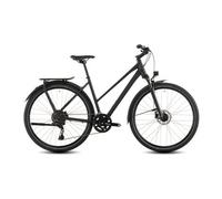 Bicicletta da trekking cube kathmandu pro trapeze con cambio shimano cues 10s manubrio da 700 mm colore nero carbone modello 2026