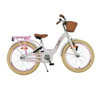 Bicicletta da trekking per ragazze Volare Blossom CB Blanc