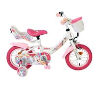 Bicicletta da trekking per ragazze Volare Unicorn CB Blanc