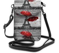 Bicicletta dell'albero a forma di cuore. Borsa a tracolla piccola per cellulare di San Valentino Borsa a tracolla rossa per portafogli e borsette da donna