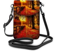 Bicicletta dell'albero a forma di cuore. Borsa a tracolla piccola per cellulare di San Valentino Borsa a tracolla rossa per portafogli e borsette da donna