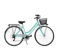 Bicicletta Donna Passeggio Misura 28 Bici Da Città Con Cambio E Cestino Tiffany