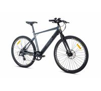 Bicicletta, E-ROAD 28 PRO, Moma Bikes, Alluminio, SHIMANO 8V, Freni a Disco idraulico Bat. integrato Ion Litio 36V 10Ah - Nouvo