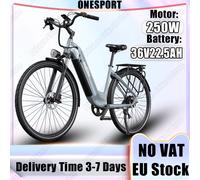 Bicicletta elettrica 250W Motore Brushless 36V22.5AH Batteria Al Litio E-Bike 700C Pollici Pneumatico In Lega di Alluminio Mountain Bici Elettrica White 250W 36V 22.5AH