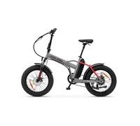Bicicletta Elettrica Argento E-Bike Minimax Red