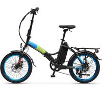 Bicicletta Elettrica Argento E-Bike Piuma Blue