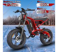 YX20M E-bike 2000W doppio motore 48 v20ah batteria al litio pieghevole 20*4.0-In Fat Tire bici 1000W 48V17AH