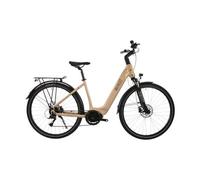 Bicicletta elettrica bicyklet auguste con cambio shimano acera 8v 720 wh 700 mm beige