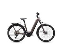 Bicicletta elettrica cube kathmandu hybrid one 800 easy entry shimano deore xt 12v 800 wh bosch 120 nm 700 mm marrone cedar cromo 2027