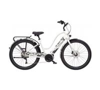Bicicletta elettrica da citta electra townie path go 10d equipaggiato step thru shimano deore 10v 500 wh 27 5 white pearl