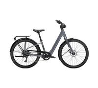 Bicicletta elettrica da citta trek verve 1 lowstep lt 250 wh shimano acera 8v grigio bicicletta da esposizione