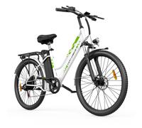 Bicicletta elettrica da città WITAMBIKE C26, batteria rimovibile da 36 V 15 Ah, display LCD intelligente - bianca - Nouvo