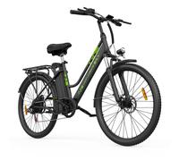 Bicicletta elettrica da città WITAMBIKE C26, batteria rimovibile da 36 V 15 Ah, display LCD intelligente - nera - Nouvo