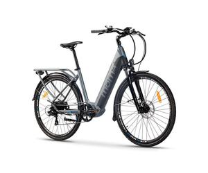 Bicicletta Elettrica di Passeggio, E-28 PRO Moma Bikes, Alluminio, SHIMANO ALTUS 7V, Freni a Disco idraulico Bat. integrato Ion Litio 48V 13Ah - Nouvo
