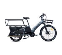 Bicicletta Elettrica di Passeggio, E-LONG TAIL Moma Bikes, Alluminio, SHIMANO 7V, Bat. Ion Litio 48V 13Ah - Autonomia 90Km - Nouvo