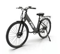 Bicicletta elettrica FINER MOBILITY M2 Step-Thru con motore da 250 W, batteria da 36 V 13 Ah, ruote da 27,5 pollici, cambio Shimano a 7 velocità, ideale per la città. - Nouvo