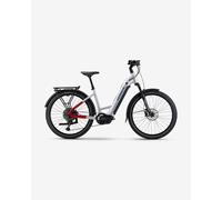 Bicicletta elettrica Haibike Trekking 7 Low i800Wh Shimano CUES U6000 grigio rosso - S