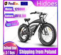 Bicicletta elettrica IE-B3 1200W Potente motore brushless 48V18.2AH Batteria E-bike 26*4.0 in Fat Tire Neve Moto Bici elettrica Black-1200W-48V18.2AH Delived time 3-7Days