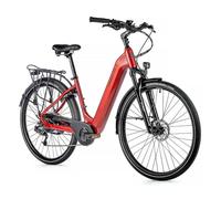 Bicicletta elettrica Leader Fox City Nara 2023 Rouge
