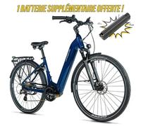 Bicicletta elettrica Leader Fox Saga Bleu