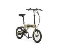 Nilox, Ebike J2, Bici Elettrica Pieghevole, Fino a 30 km di Autonomia, Fino a 25 Km/h, Motore da 36 V/250 W e Batteria 36 V-6 Ah, Gomme 16" x 2,1"