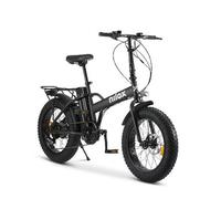 Bicicletta Elettrica Nilox X5 PRO 20X4P 10000 mAh Nero 250 W 20"