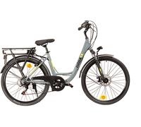 Bicicletta Elettrica NILOX X7F grigio, ruote da 26",velocità max 25 Km/h, motore 250W, autonomia fino a 80Km, batteria 12800mAh