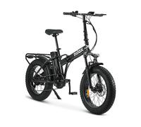 Bicicletta Elettrica Pieghevole NILOX X8 Pro verde, ruote da 20",velocità max 25 Km/h, motore 250W, autonomia fino a 70Km, batteria 13000mAh