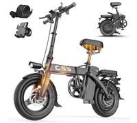 Bicicletta elettrica pieghevole TOOFLY GS3 con batteria 48V15AH, 14 po