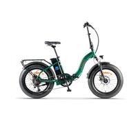 Bicicletta Elettrica Pieghevole Z-Tech ZT-89-E Folding Etna 250W 36V 10.4Ah Batteria Litio-Verde