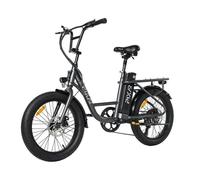 Bicicletta elettrica Pixar Fun1 350w 36v 10.4ah 20x3 Fat Grigia