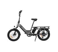 Bicicletta elettrica Pixar Plus7 500w 48v 20,4ah Fat Tire Grigia