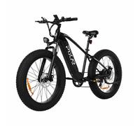 Bicicletta elettrica Pixar Space1 500W 48V 20Ah 26x4 Nera Freno a disco