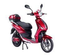 Bicicletta Elettrica Scooter Z-TECH ZT-09-TA NEW 250W 12 Ah 48V Batteria Piombo-Rosso