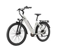 Bicicletta Elettrica TTGO C5 250 W Batteria 48 V 13,5 Ah 27,5'' Bianco