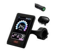 Bicicletta elettrica UKS2-PLUS LCD Display a colori Ebike Computer 36 V-72 V con 5 pin femmina impermeabile spina USB interfaccia 9 PAS UART protocollo tachimetro per Bafang Mid Mounted Motor BBS01