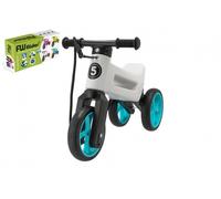 Bicicletta Equilibrio Funny Wheels Rider SuperSport arancione 2 in 1 - Bianco-Turchese