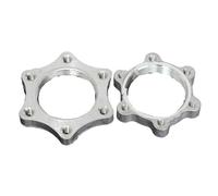 Bicicletta Freno Posteriore Tamburo Bicicletta Ruota Libera 44MM 48MM Mozzi filettati Disco Disco Rotore Freni a Disco filettati Disco Adattatore Flangia 6 bulloni