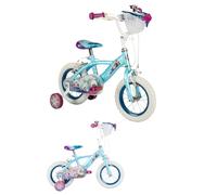 Bicicletta Frozen con Rotelle Cestino 12 Pollici Elsa Anna Bambina