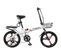Bicicletta leggera e veloce, Mountain bike pieghevole in acciaio al carbonio, diverse misure: 16, 20 e 22 pollici(A,16 inch)