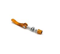 Bicicletta leggera in alluminio per Seat Post Clamp per Mountain Road Bicycles, 31,8 mm, 34,9 mm, finitura anodizzata, sicura per Seat Tube Clip per MTB Gravel Commuter (oro)