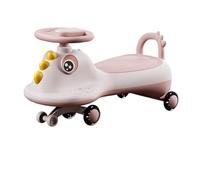 bicicletta Macchina a spinta con ruote lisce, sedile contenitore, giocattolo a dondolo e scorrevole a forma di coccodrillo for interni ed esterni. bici triciclo(Roze,Flash wheel)