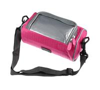 Bicicletta Manubrio Borsa con Tocco Schermo Telefono Supporto rosa rossa