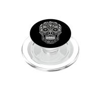 Bicicletta Meccanico Cranio Ciclismo Vettore Line Art PopSockets PopGrip per MagSafe