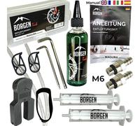 Bicicletta MTB Service Kit Con Mineral Olio per Magura Hs Ruote / Freni a Disco