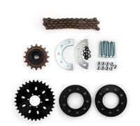 bicicletta parlò catena ruota posteriore; sprocket bici per la sinistra motore kit 16t incosciente con adattatore per il motore my1016z (kit 1)