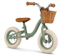 Bicicletta Pedagogica a Spinta Bambino Vintage Verde Senza Pedali
