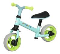 Bicicletta Pedagogica per Bambini Senza Pedali 66,5x34x47 cm in Acciaio PP PU e TPR Turchese