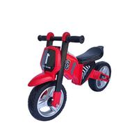 Bicicletta pedagogica rossa per bambino biciclette senza pedali per bambini